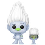 Pop! Movies - Trolls World Tour - Hip Hop Guy Diamond w/ Tiny (GID)