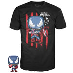 Pocket Pop! & Tee - Marvel Venom - Captain America Assortment (Youth Sizes)