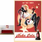 Fallout 4 Metal Sign - Vintage Pin-Up Nuka Cola