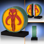 Star Wars Bookends - Mandalorian Bookends