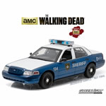 1:18 Diecast - The Walking Dead - Rick and Shanes 2001 Ford Crown Victoria Police Interceptor