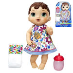 Baby Alive Dolls - Lil' Sips Baby (Brunette) - AX00