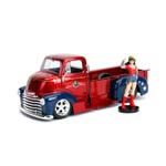 1:24 Scale Diecast - Hollywood Rides - DC Bombshells - 1952 Chevy COE Pickup w/ Wonder Woman Figure