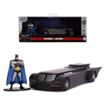 1:32 Scale Diecast - Hollywood Rides - DC - Batman TAS - Batmobile w/ Batman