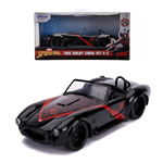 1:32 Scale Diecast - Hollywood Rides - Marvel - 1965 Shelby Cobra (Miles Morales Deco)