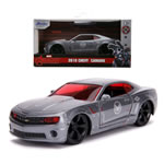 1:32 Scale Diecast - Hollywood Rides - Marvel - 2010 Chevy Camaro SS (War Machine Deco)