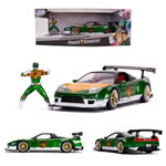 1:24 Scale Diecast - Hollywood Rides - Power Rangers - 2002 Honda NSX w/ Green Ranger