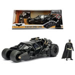 1:24 Scale Diecast - Hollywood Rides - DC - The Dark Knight (2008) Batmobile w/ Batman Figure