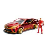 1:24 Scale Diecast - Hollywood Rides - Avengers - 2016 Chevy Camaro SS w/ Iron Man Figure