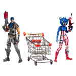 Fortnite Figures - 7" Scale Shopping Cart Pack w/ War Paint & Fireworks Team Leader