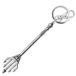 Keychains - DC Comic's - Justice League Movie - Aquaman Trident Pewter Key Ring