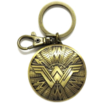 Keychains - DC Comic's - Wonder Woman Movie - Wonder Woman Shield Pewter Key Ring