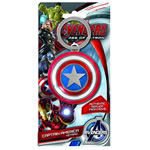 Marvel Keychains - Avengers 2 Age Of Ultron Movie - Captain America Shield Colored Pewter