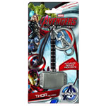 Marvel Keychains - Avengers 2 Age Of Ultron Movie - Thor Hammer Pewter Key Ring