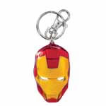 Keychains - Marvel - Pewter Classic Iron Man Head - Colored