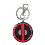 Keychains - Marvel - Deadpool Logo Colored Pewter Key Ring