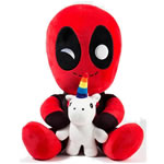 HugMe Plush - Marvel - 16" Deadpool w/ Unicorn