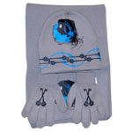 Coraline Hat Glove Set - "Blue Key"