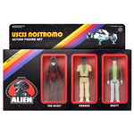 Reaction Figures - Alien - W03 - 3-Pack B (Brett, Parker, Open Mouth Alien)