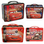 Lunchboxes & Carry All Tins - Cars - Large Embossed Carry All Assortment