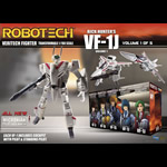 Robotech Figures - 1/100 Scale Transformable Veritech Fighter Coll - Rick Hunter VF-1J Vol 1