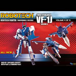 Robotech Figures - 1/100 Scale Transformable Veritech Fighter Coll - Max Sterling VF-1J Vol.4