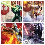 Star Wars Accessories - Wood Coaster 4-Pack